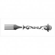 Stencil OPA 1469 Talher Garfo 10X30cm_OPA1469